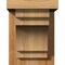 Ekena Millwork Mediterranean Rough Sawn Corbel w/Backplate, Western Red Cedar, 6"W x 8"D x 8"H COR06X08X08MED01RWR - alternate 2